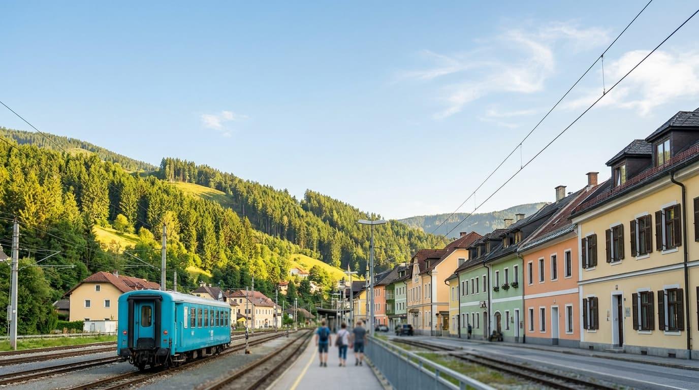 Mürzzuschlag im oberen Mürztal — Übersiedlungen und Transporte in der Obersteiermark